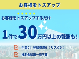 登録料0！トスアップのみの補助金ビジネスのキャッチ画像