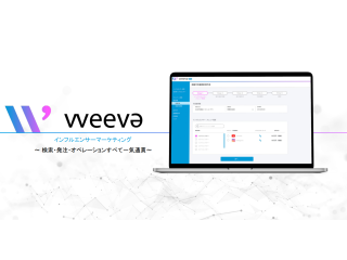 【SNS】インフルエンサマーケティングーツール「Weeva」の代理店募集のキャッチ画像