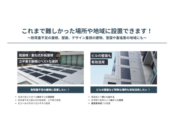 ★事業用 軽量フレキシブル太陽光モジュール ― 提案先を広げる、新しい太陽光商材 ―のキャッチ画像（3）