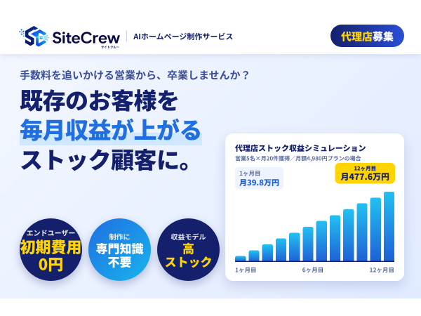 Site Crew （AI支援型HP制作サービス）