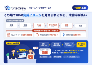 Site Crew （AI支援型HP制作サービス） 3