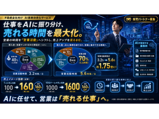 人間が行っている業務を代行！「AI社員」の代理店募集 3