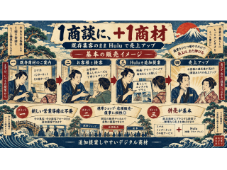 「Hulu（フールー）」販売代理店募集  2