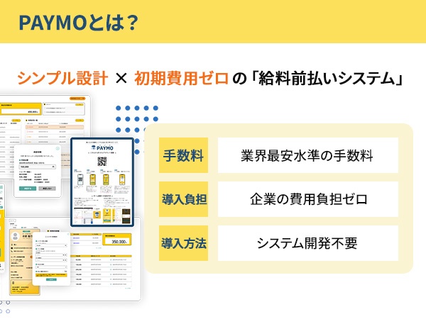 【給与前払いサービス】PAYMO（ペイモ）の代理店募集のキャッチ画像（3）