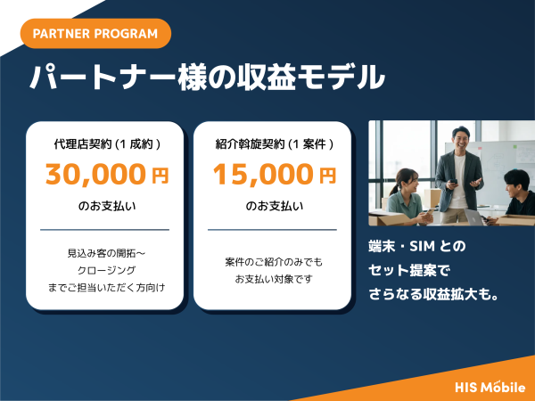 HISモバイル｜クラウドPBX「Bizfone」販売パートナー募集のキャッチ画像（5）
