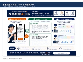 店舗DX・業務改善AI「改善提案AI日報」の代理店募集 2