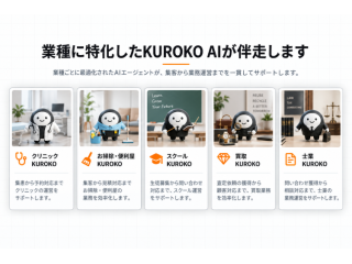 店舗集客をAIで支援「KUROKO AI」販売代理店募集 3