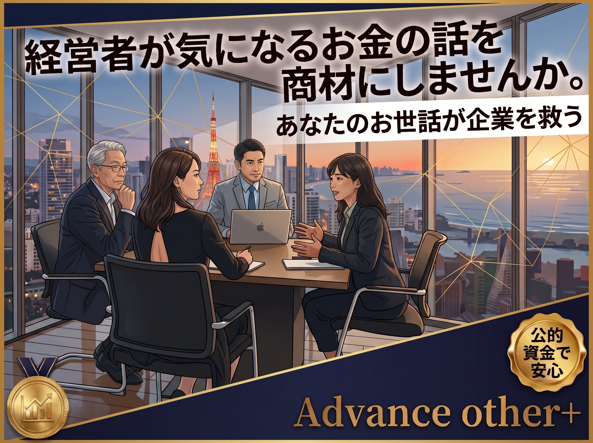 「ado+」助成金・補助金コンサルタントの代理店募集