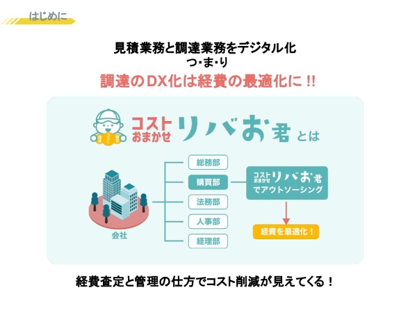 法人向け購買・調達DX支援「コストおまかせ リバお君」の代理店募集のキャッチ画像（2）