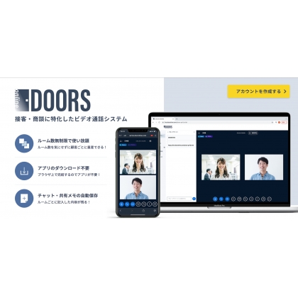 オンライン商談ツールONLINE DOORSの画像